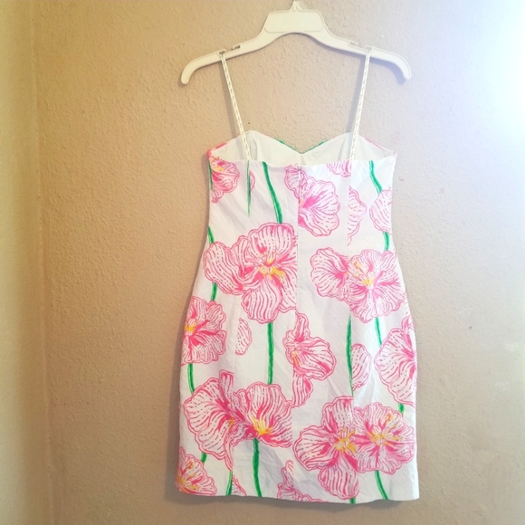 Lily Pulitzer Angela Resort Embroidered Dress SZ - Picture 13 of 13